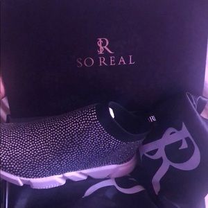 So Real crystal sneakers